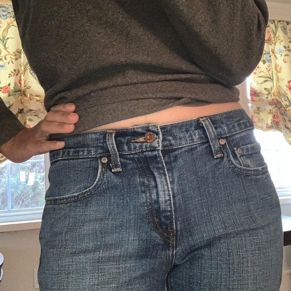 Stretch straight leg Levi’s blue jeans 505 - Picture 3 of 7